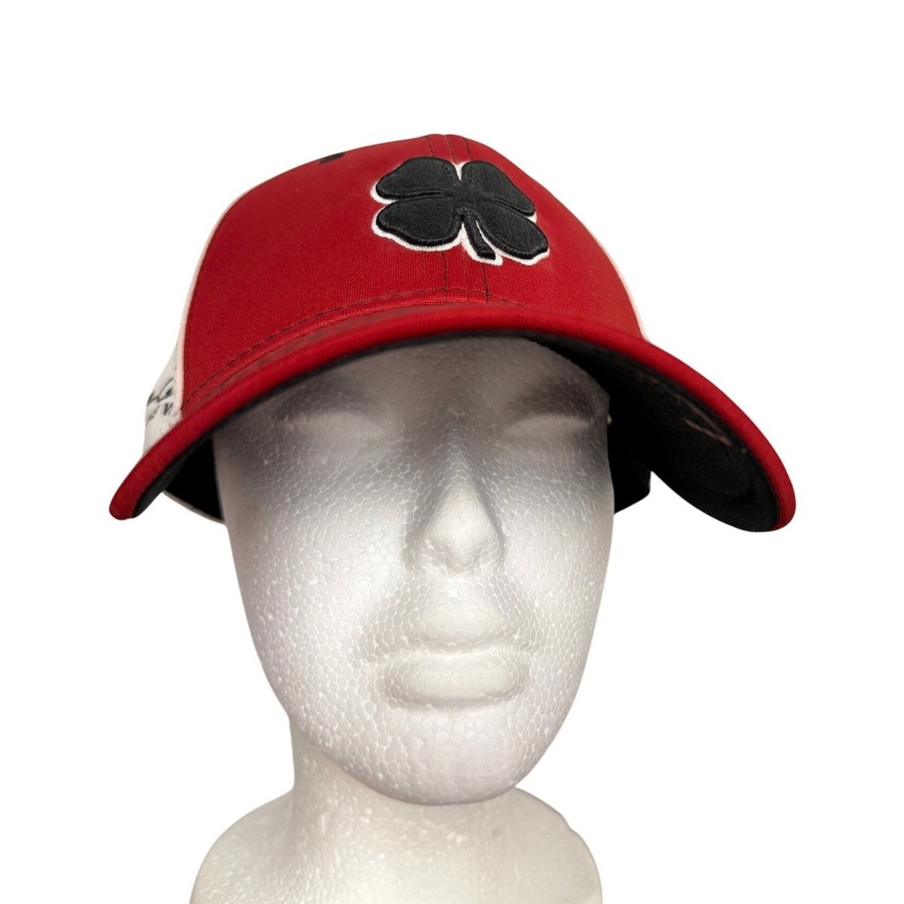 Black Clover Live Lucky Monte Carlo Las Vegas Red White A-Flex Hat L/XL Mens Cap